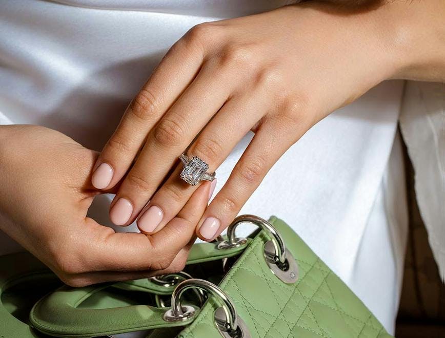 accessories diamond gemstone jewelry finger hand person nail bag handbag