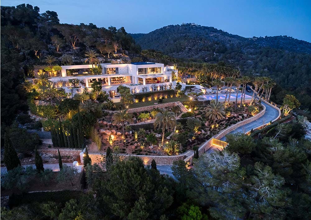 architecture building hotel resort outdoors housing villa aerial view plant vegetation