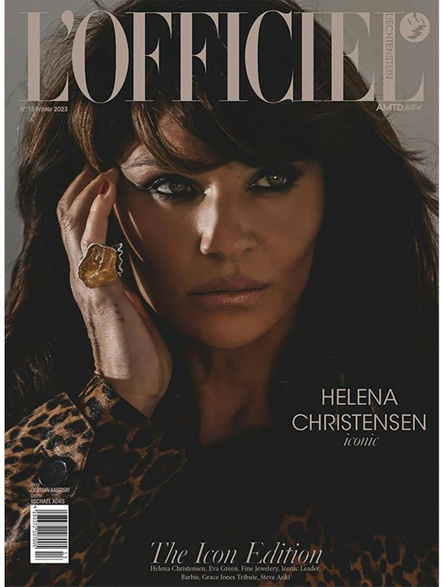 L’OFFICIEL Liechtenstein | 13 The Icon Edition | Winter 2023 | Helena Christensen